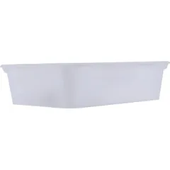 Контейнер для теста полипроп. 20л ,H=14,L=53,B=41см белый, изображение 2