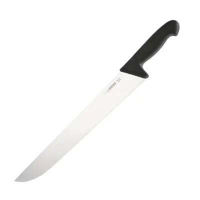 Нож для нарезки мяса сталь нерж.,пластик ,L=48/36см черный,металлич.