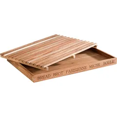 Доска разделочная для хлеба «Акация» акация ,H=35,L=480,B=340мм деревян., изображение 4
