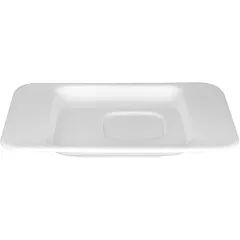 Блюдце «Лайк» фарфор ,L=17,B=12см белый, изображение 3