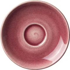 Saucer “Vesuvius Rose Quartz”  porcelain  D=12.5 cm  pink.