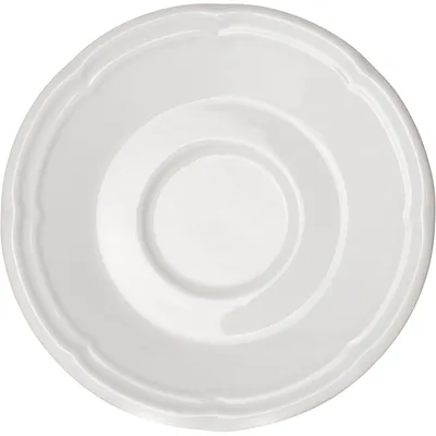Блюдце «Увертюра» фарфор D=120,H=15мм белый