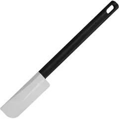 Kitchen spatula (up to 260 C) “Elveo”  silicone, plastic , L=26/8, B=3cm  white, black