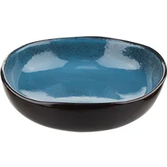 Тарелка глубокая «Млечный путь голубой» фарфор 0,6л D=18,5см голуб.,черный, изображение 2