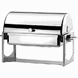 Мармит GN1/2 с двигающейся крышкой сталь нерж. ,H=39,L=63,B=34см металлич.