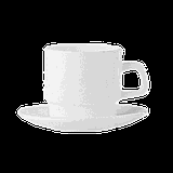 Чашка чайная «Ресторан» стекло 220мл D=75,H=70мм белый, Объем по данным поставщика (мл): 220