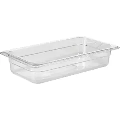 Gastronorm container (1/3)  polycarbonate  2.4 l , H=65, L=325, B=176mm  transparent.