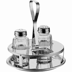 Набор для специй «Касалини» и соуса 2 предмета стекло,сталь нерж.