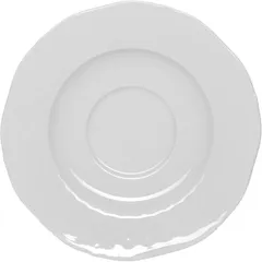 Блюдце «Афродита» фарфор D=130,H=15мм белый
