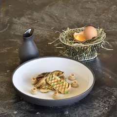 Молочник «Ликид» керамика 125мл ,H=10,L=7,B=6см черный, изображение 2