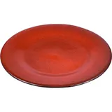 Тарелка «Млечный путь оранжевый» фарфор D=20,H=2см оранжев.,черный