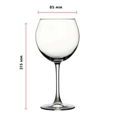 Бокал для вина «Энотека» стекло 0,66л D=85/78,H=215мм прозр., изображение 2