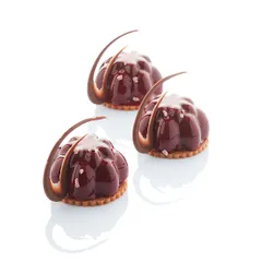 Форма для выпечки «Георгины» [6 ячеек] силикон ,H=43,L=71,B=70мм черный, изображение 3