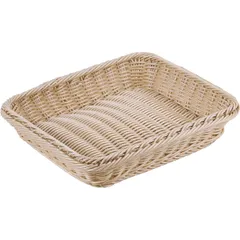 Wicker basket for bread  polyrottan , H=65, L=325, B=265mm  St. tree