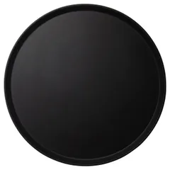 Rubberized round tray “Camtrid” fiberglass D=405,H=20mm black