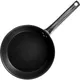 Сковорода сталь нерж.,тефлон D=20,H=4,L=38,B=20см металлич.,черный, изображение 2