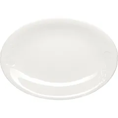 Блюдо «Мелодия» овальное фарфор ,H=35,L=360,B=250мм белый
