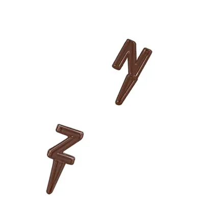 Форма для шоколада «Английские буквы для торта N-Z» полиэтилен ,L=24,B=18,5см, изображение 2