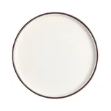 Тарелка «Блисс» с бортом фарфор D=231,H=21мм белый