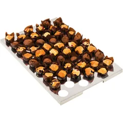 Подставка фуршетная для маффинов 51 ячейка сталь нерж. D=45,H=21,L=560,B=360мм