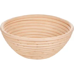 Basket for proofing dough, round, 0.5 kg  rattan  D=190, H=85mm  beige.