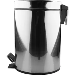 Pedal bucket  stainless steel  5 l