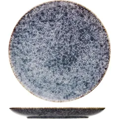 Plate “Stone” porcelain D=305,H=30mm blue-gray