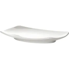 Тарелка «Опшенс» прямоугольная фарфор ,L=14,B=9см белый, изображение 2