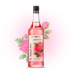 Syrup “Damascus Rose” Pinch&Drop glass 1l D=85,H=310mm