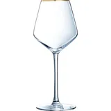 Бокал для вина «Ультим Борд Ор» хр.стекло 380мл ,H=21,9см прозр.