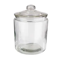 Банка «Классик» круглая с крышкой стекло,стекло 4л D=18,H=26см прозр.