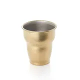 Олд фэшн (стакан) «Брасс» с лужением внутри латунь,олово 350мл D=8,H=9см золотой