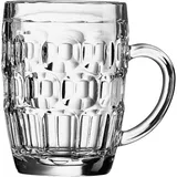 Beer mug “Britain” glass 0.57l D=95/65,H=125,B=135mm clear.