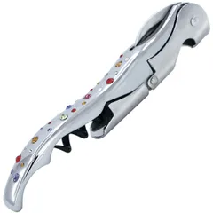 Нарзанник «Сваровски» двухступенчатый с чехлом сталь нерж.,тефлон ,L=115,B=20мм серебрист.,разноцвет, изображение 4