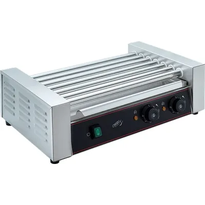 Гриль роликовый CP-HDG07 сталь нерж. D=25,H=185,L=560,B=360мм 1,4Квт серебрист.,черный