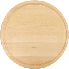 Cutting board  beech  D=30, H=15cm  beige.