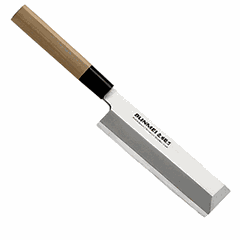 Нож для овощей «Усуба» сталь,пластик ,L=22,5см бежев.,металлич.