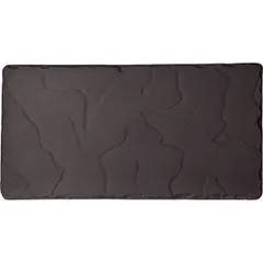 Блюдо для подачи «Базальт» керамика ,L=30,B=16см черный,матовый