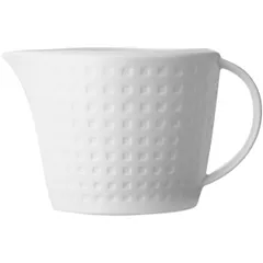 Milk jug “Satinik” porcelain 240ml ,H=83,L=135,B=67mm white