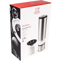 Мельница для соли «Ю Селект» электрическая (батарейки) акрил,сталь нерж. ,H=20см металлич., изображение 3