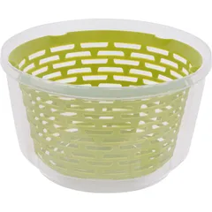 Центрифуга для сушки зелени пластик 4,4л D=23,5,H=18см белый,зелен., изображение 3