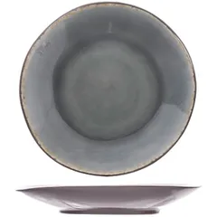 Saucer “Laguna”  ceramics  D=13.5 cm  blue-gray.