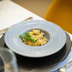 Тарелка для пасты «Скалистос» керамика 300мл D=27,H=4см голуб., изображение 3