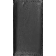 Folder for bills leather ,L=22,B=12cm black