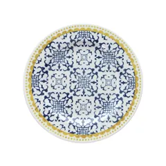 Тарелка «Селинунте» фарфор D=33,H=2см синий,белый