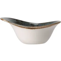 Salad bowl “Kraft” porcelain 125ml ,H=55,L=130,B=95mm blue