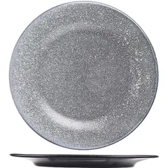 Plate “Milky Way”  porcelain  D=24cm  black, white
