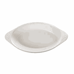 Блюдо для запекания «Америка» фарфор 280мл ,H=35,L=250,B=125мм белый