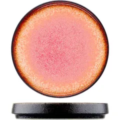 Тарелка «Агат» фарфор D=10,4см красный