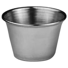 Sauce boat stainless steel 30ml D=57.5,H=21mm metal.